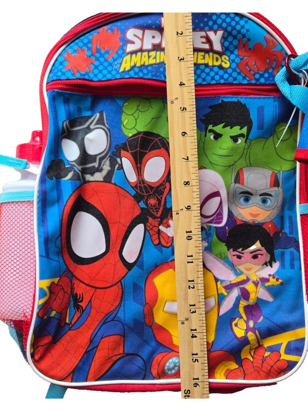 NWT Marvel Spidey Amazing Friends Backback 16" Full Size Schoo1 Bag Spiderman - Picture 7 of 10
